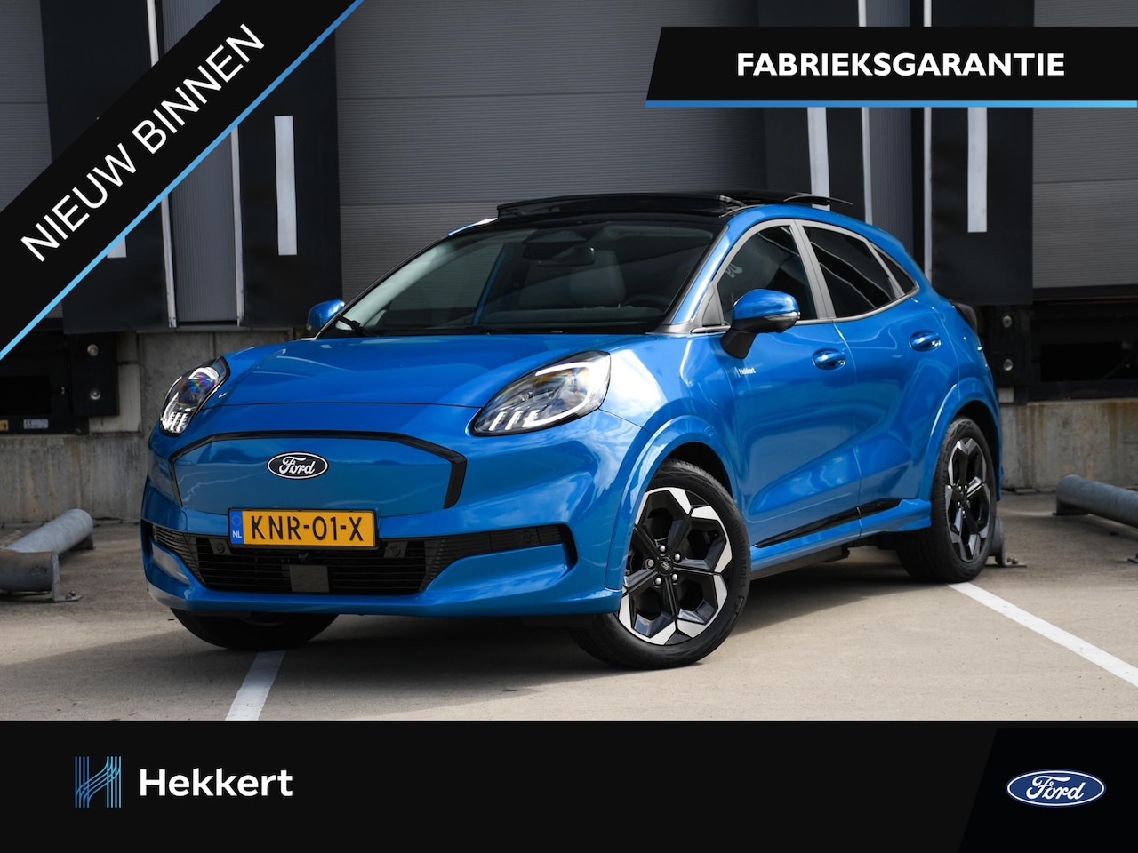 Ford Puma Gen-E - Premium 44 kWh 168pk Automaat SCHUIF-DAK | 18''LM | WINTER PACK | B&O | BLIS | LED MATRIX - AutoWereld.nl