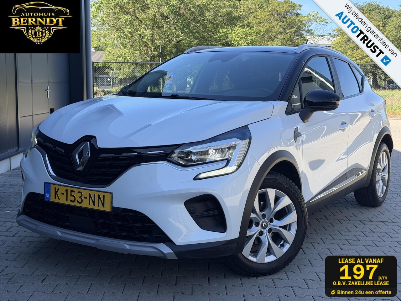 Renault Captur - 1.0 1Eig 90 Zen Parelmoer Trekhaak PDC Airco - AutoWereld.nl