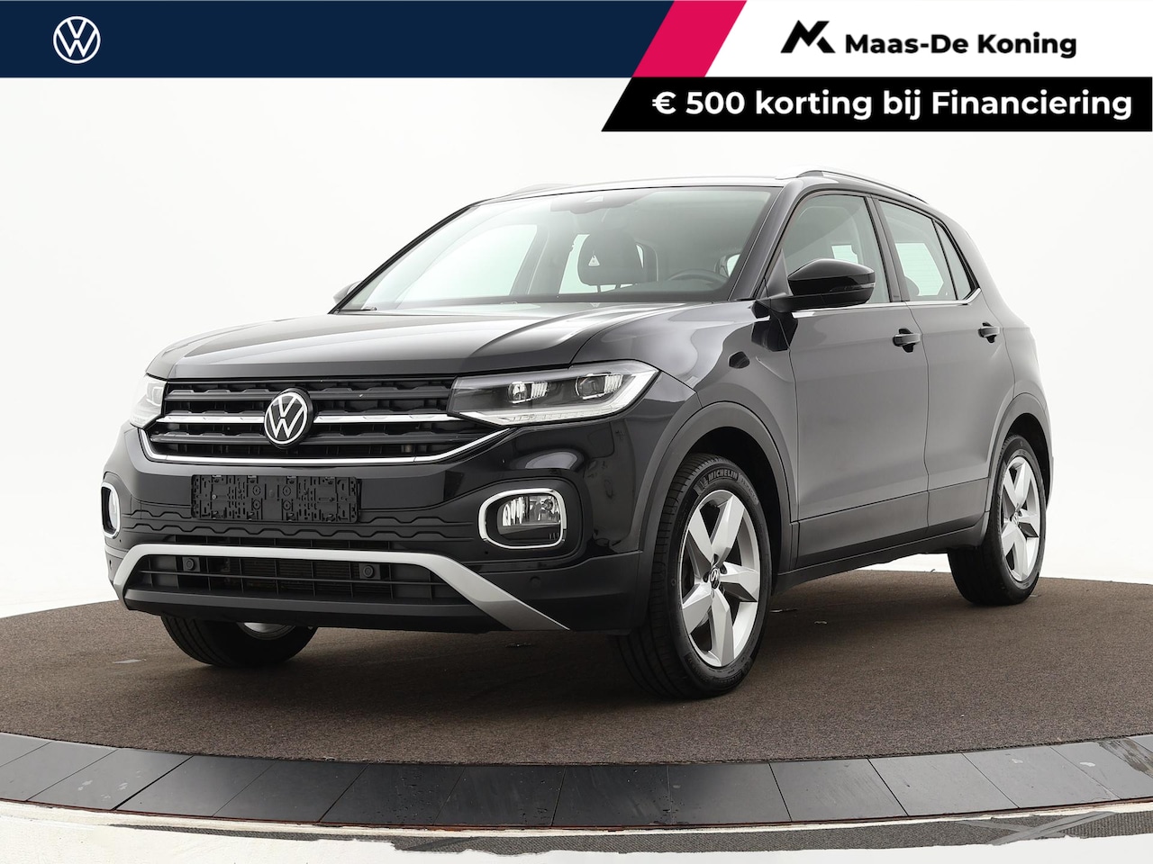 Volkswagen T-Cross - 1.0 TSI 110pk DSG Style · Apple/Android Car Play · Navigatie · P-Sensoren · ACC · Climatro - AutoWereld.nl
