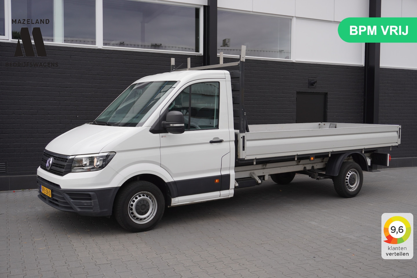 Volkswagen Crafter - 2.0 TDI L4 Openlaadbak EURO 6 - Elektr. Ramen - Carkit - €16.900,- Excl. - AutoWereld.nl