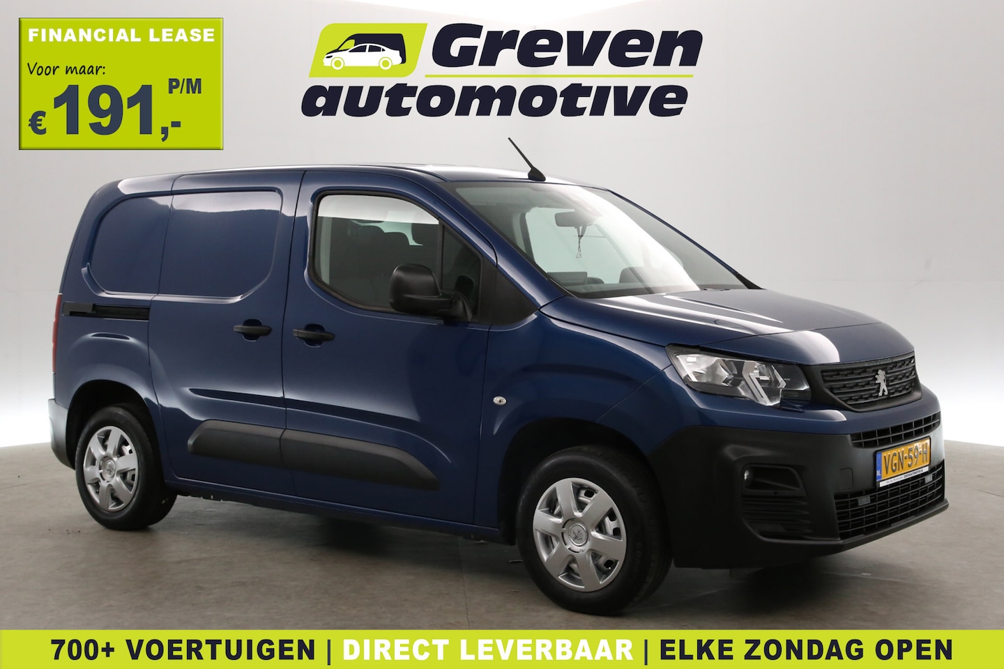 Peugeot Partner - 1.2 PureTech 111PK | Benzine | 3 Zits | Airco | Cruise | Carplay | Navi - AutoWereld.nl