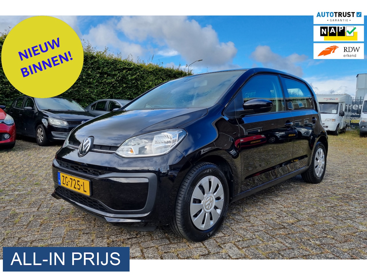 Volkswagen Up! - 1.0 BMT move up! ✅NETTE AUTO ✅5-DEURS ✅AIRCO - AutoWereld.nl