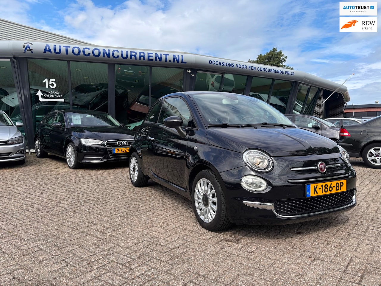 Fiat 500 - 1.2 Star 1.2 Star, Automaat, Carplay, Pano, Leder, Inruil mogelijk. - AutoWereld.nl