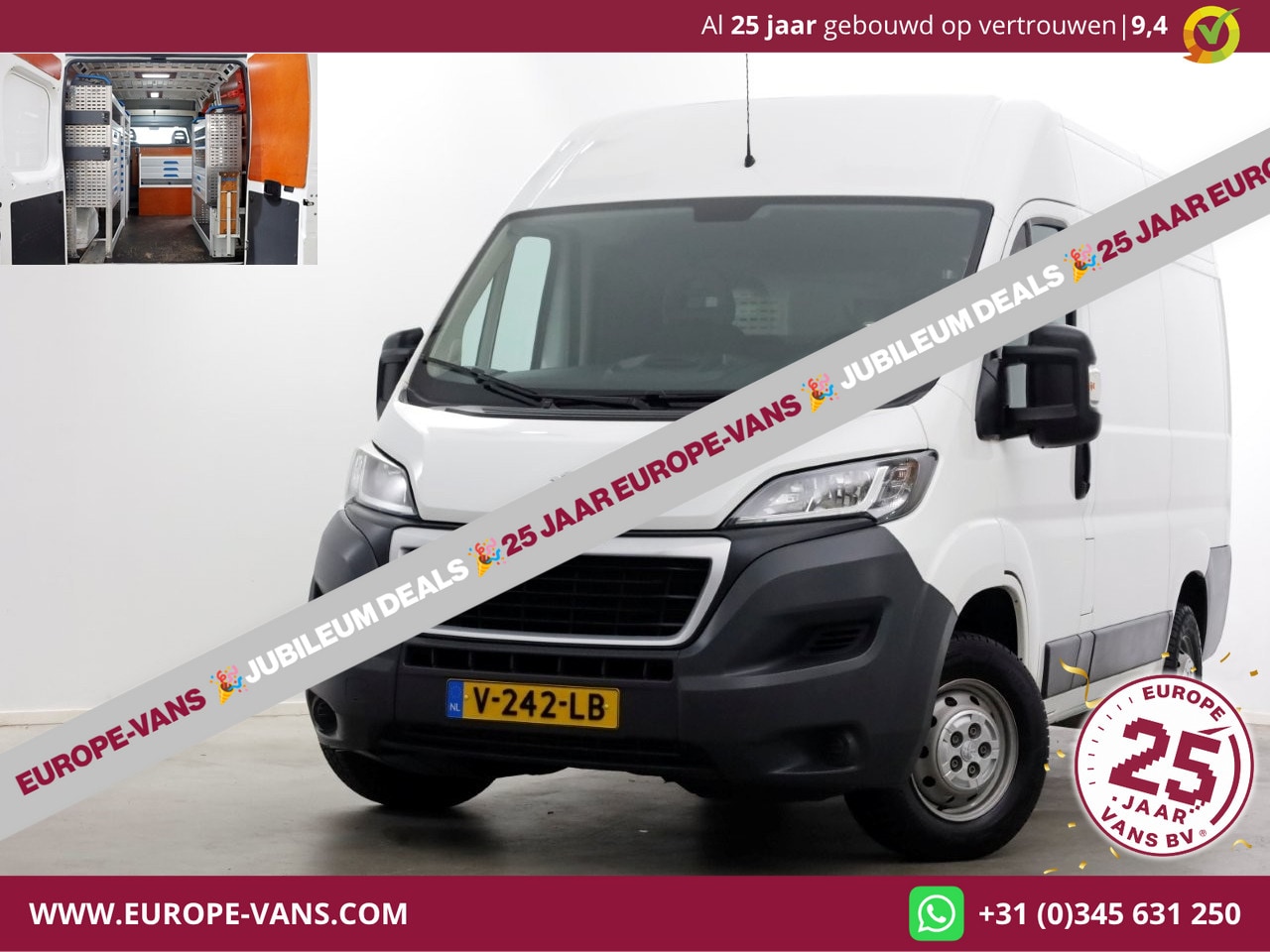 Peugeot Boxer - 2.0 BlueHDI 130pk E6 L1H2 Premium Navi/Camera/Inrichting 01-2018 - AutoWereld.nl