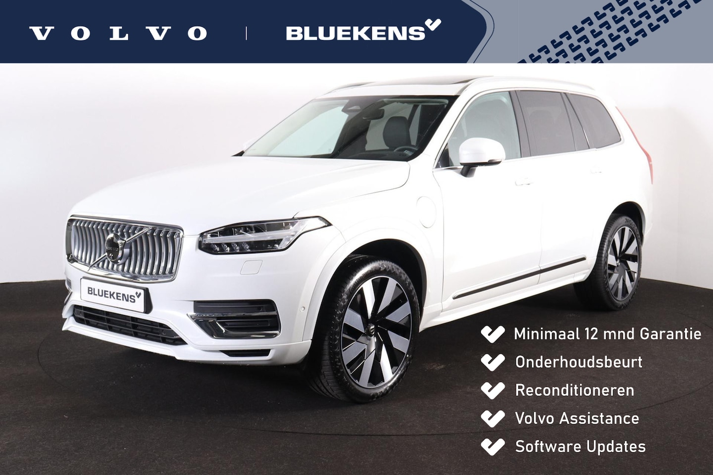 Volvo XC90 - T8 Recharge AWD Ultimate Bright - Panorama/schuifdak - IntelliSafe Assist & Surround - 360 - AutoWereld.nl