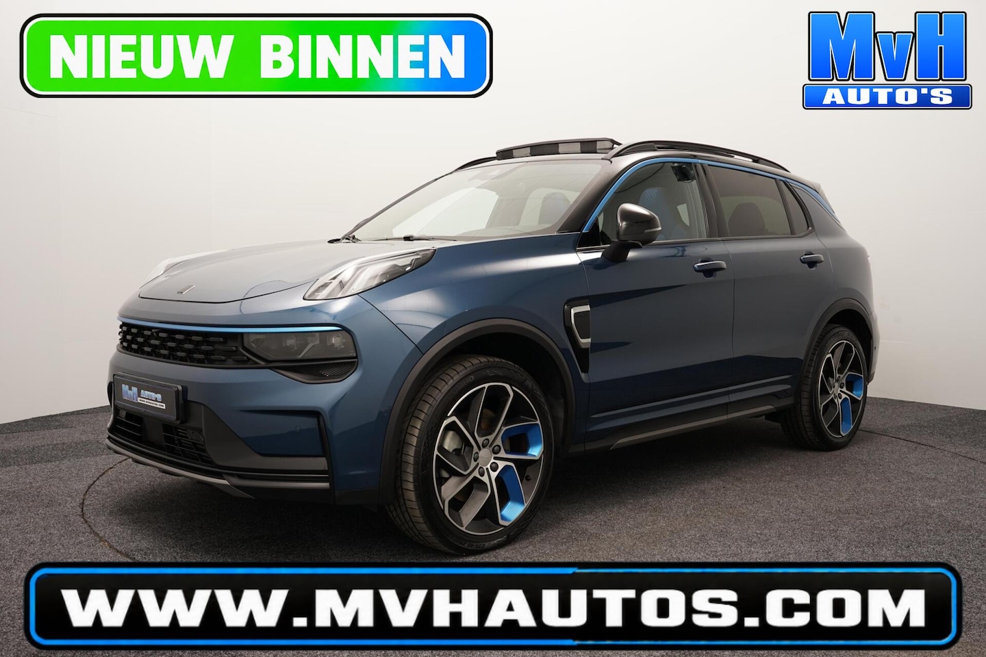 Lynk & Co 01 - 1.5 PHEV|ZWARTE.HEMEL|360ºCAM|PANO|262PK|SOH97% - AutoWereld.nl