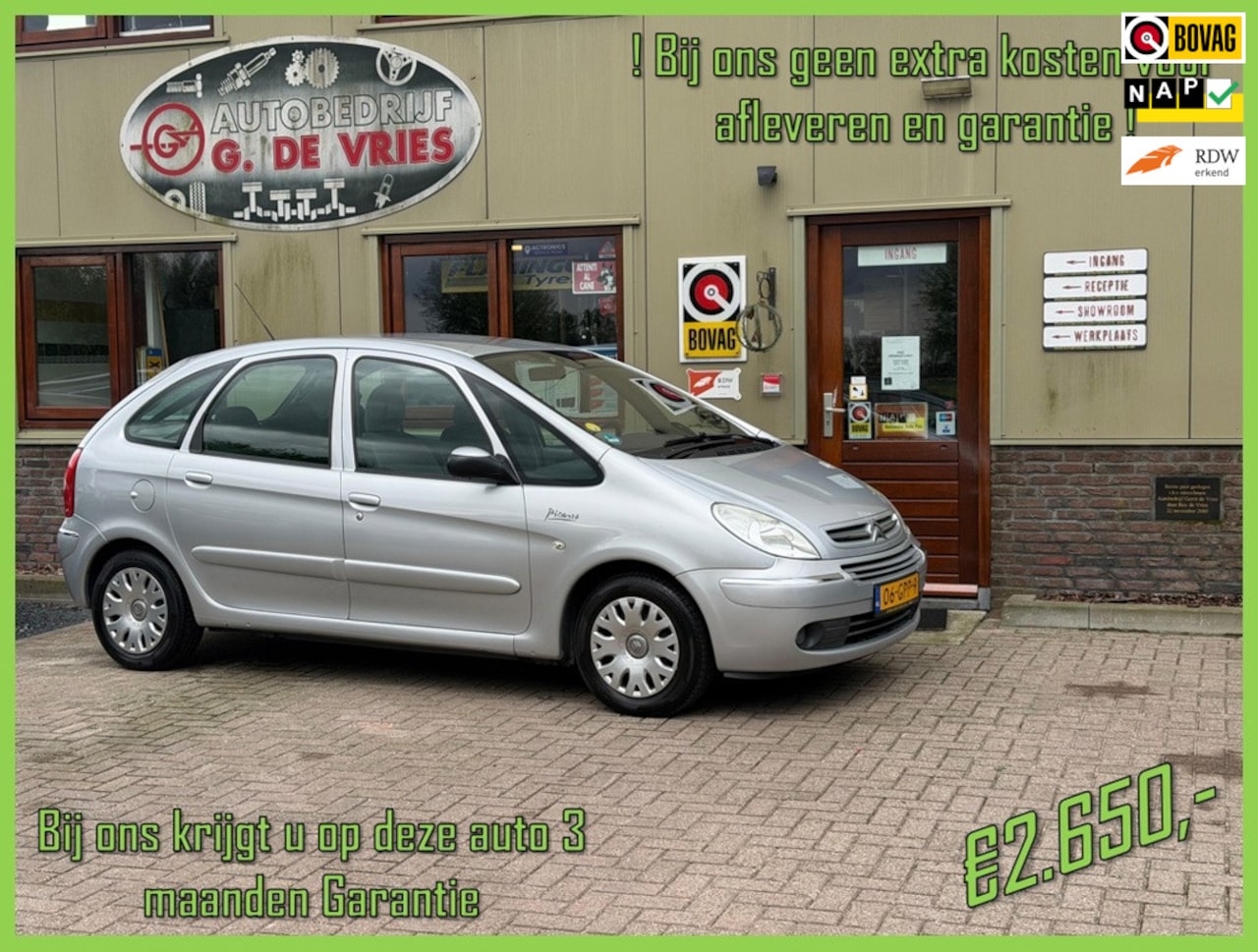 Citroën Xsara Picasso - 1.6i-16V Image - Prijs inclusief 3 maanden garantie en afleveren - - AutoWereld.nl