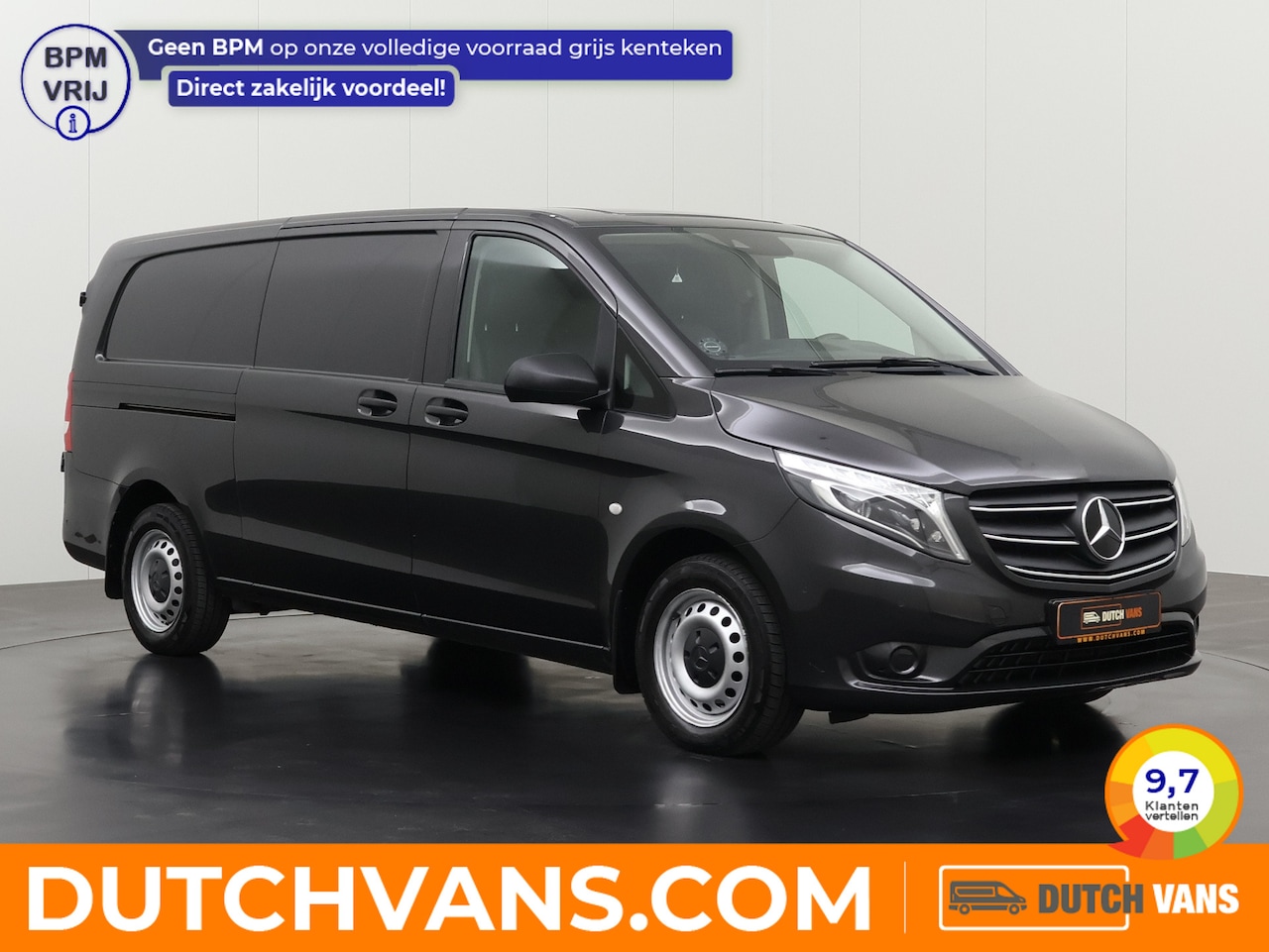 Mercedes-Benz Vito - 116CDI Automaat Lang | Led | 2xSchuifdeur | Leder | Navigatie | Camera | Trekhaak | 3-Zits - AutoWereld.nl