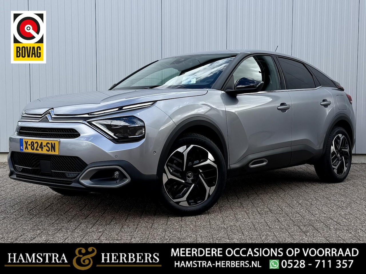 Citroën C4 - 1.2 Puretech Feel Pack HEADUP APPLE CARPLAY grijs - AutoWereld.nl