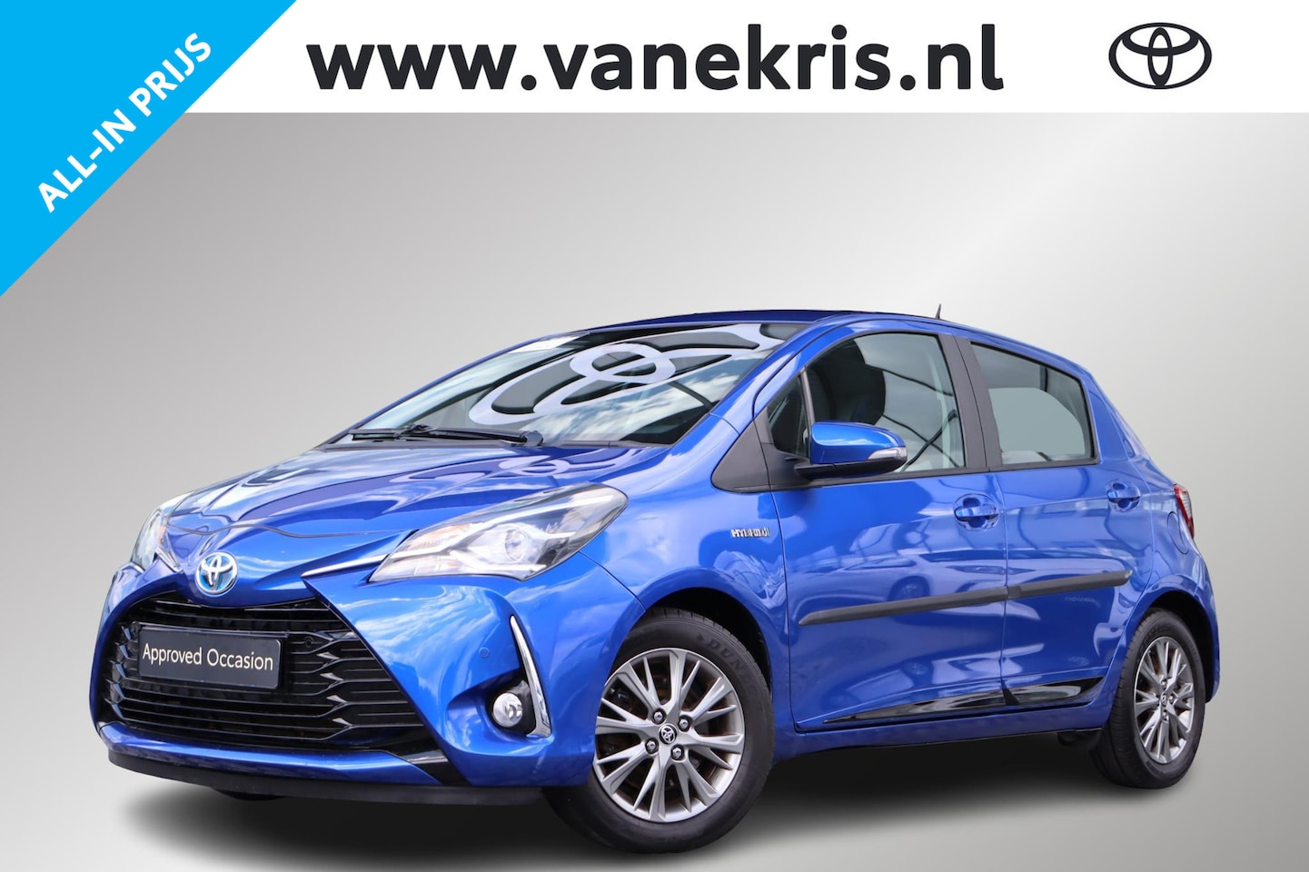 Toyota Yaris - 1.5 Hybrid Dynamic 1.5 Hybrid Dynamic, Safety Pack, Parkeersensoren, LM velgen, lane departure, regensensor. - AutoWereld.nl