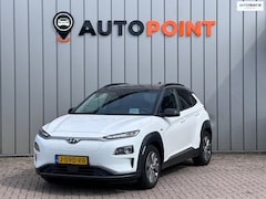 Hyundai Kona Electric - EV Premium 64 kWh SOH100% WARMTEPOMP|TREKHAAK|HEADUP|STOEL&STUURVRM+VERKOELING|LEDER|BLIND