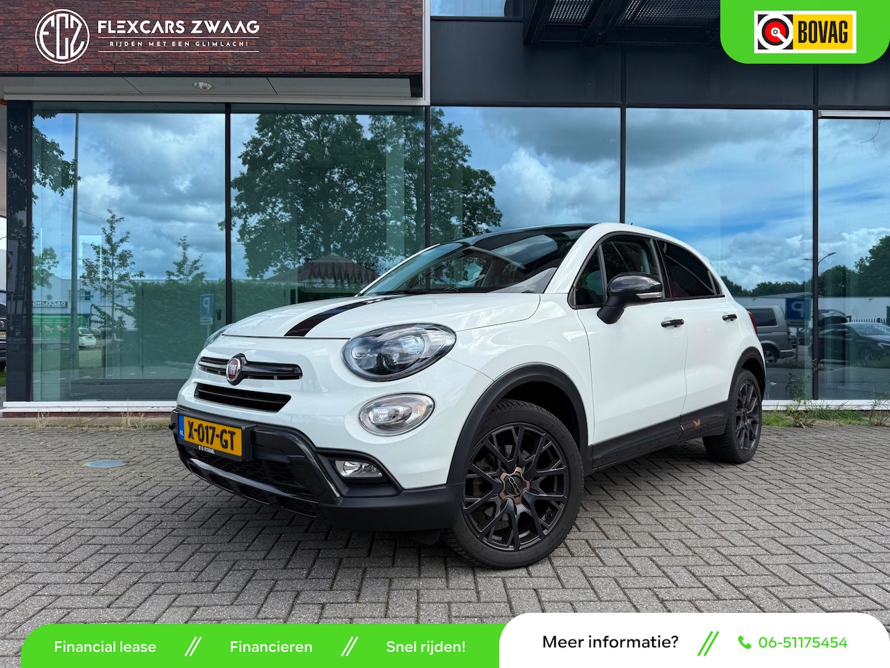 Fiat 500 X Cross - 1.4 Turbo MultiAir Cross - Automaat - Pano/Schuifdak - Navi - Org.NL - AutoWereld.nl