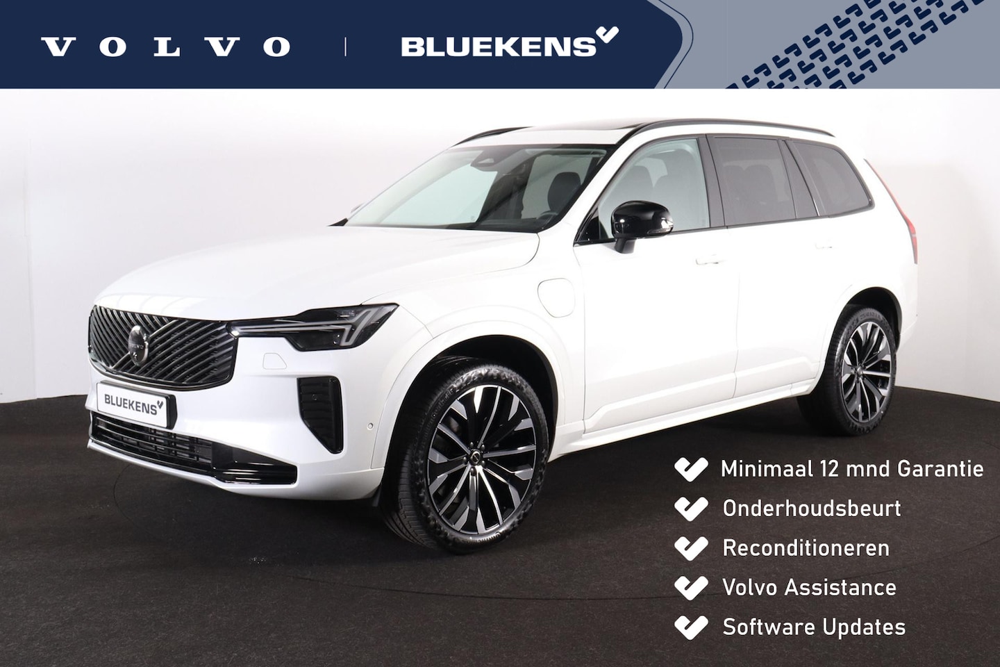 Volvo XC90 - T8 Recharge AWD Plus Dark - Panorama/schuifdak - IntelliSafe Assist & Surround - 360º Came - AutoWereld.nl