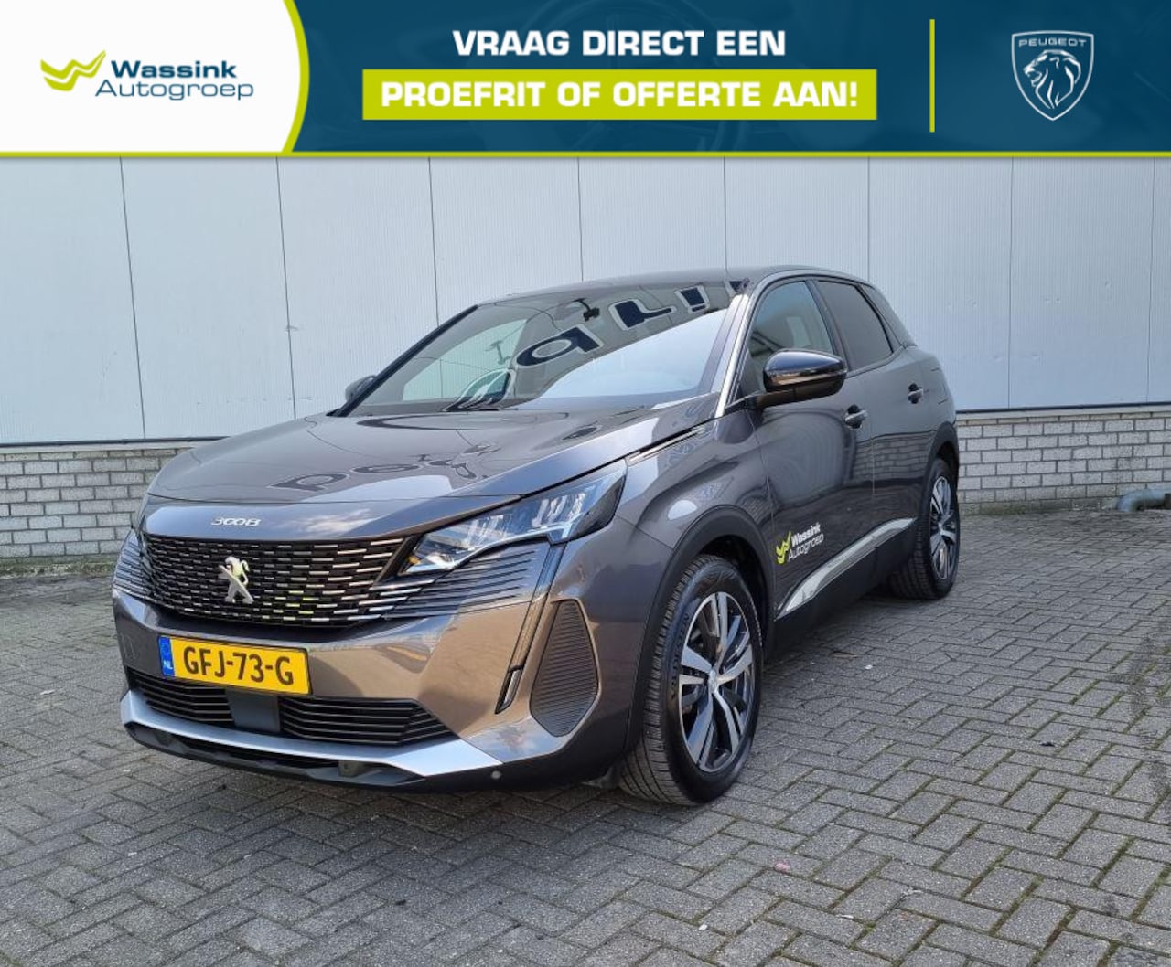 Peugeot 3008 - 1.6 Plug-in HYbrid 225pk Allure Pack Business I Parkeerhulp I Camera I Verwarmbare voorsto - AutoWereld.nl