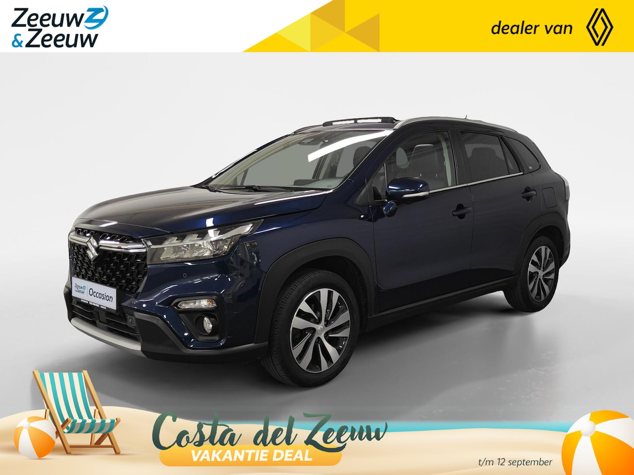 Suzuki S-Cross - 1.4 Boosterjet Style Smart Hybrid Panoramadak | CarPlay/Android Auto | Camera | Navigatie - AutoWereld.nl