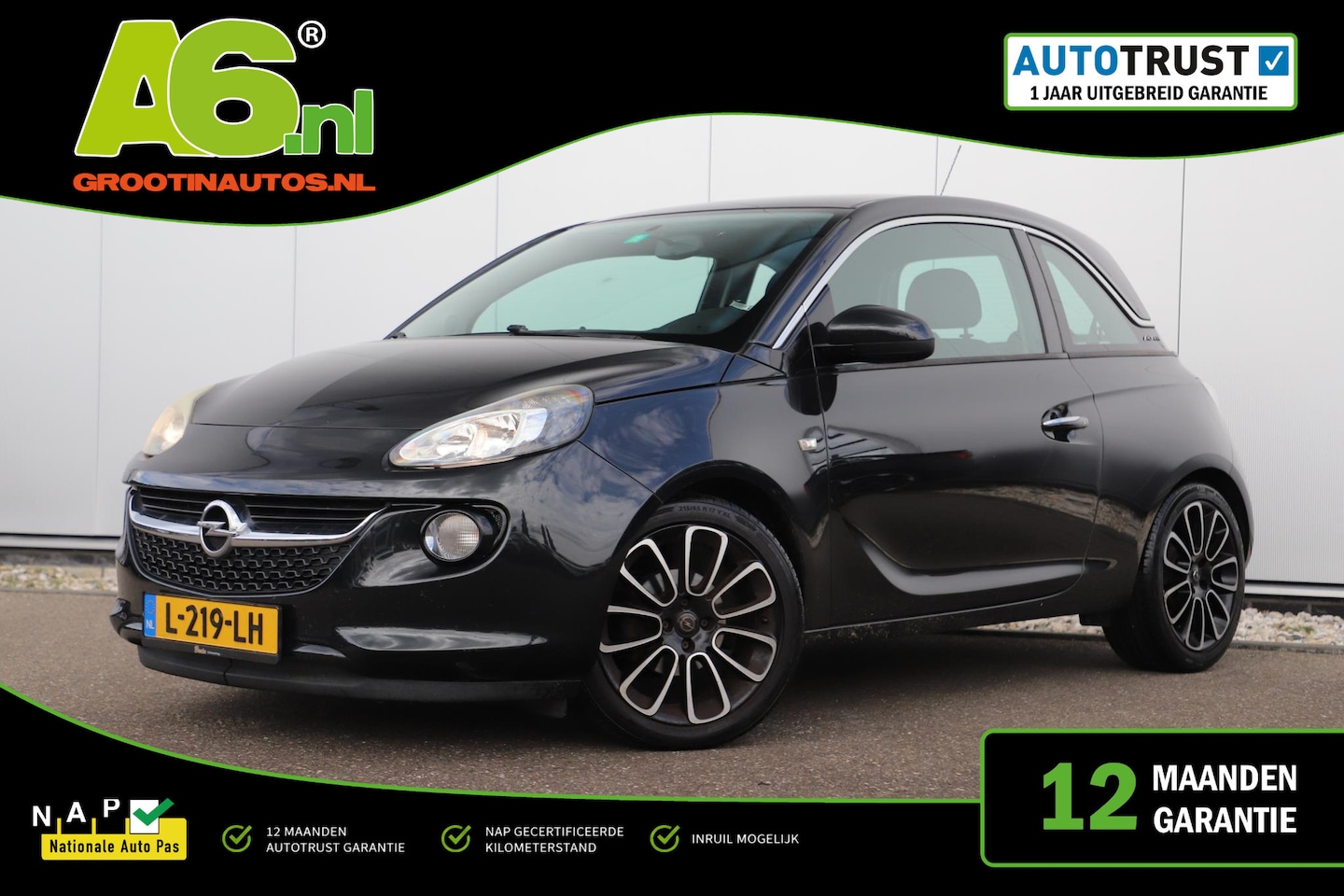 Opel ADAM - 1.4 Glam Panoramadak 17 inch LMV Climate Cruise Stuur & Stoelverwarming Radio Bluetooth - AutoWereld.nl