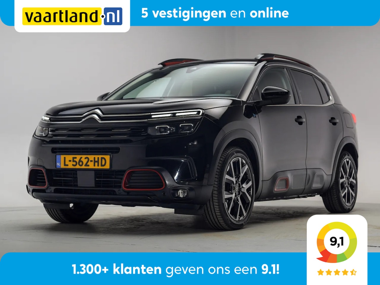 Citroën C5 Aircross - 1.6 Plug-in Hybrid 225 Business Plus Aut. [ Navi Camera Adapt.cruise ] - AutoWereld.nl
