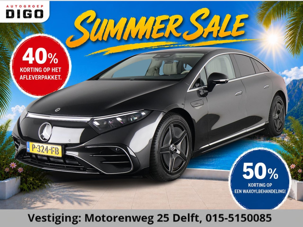 Mercedes-Benz EQS - 450+ AMG LINE 108 kWh SOH 99% GARANTIE 2032* 1e EIG. NL AUTO. PANORAMA DAK . 360 GRADEN CA - AutoWereld.nl