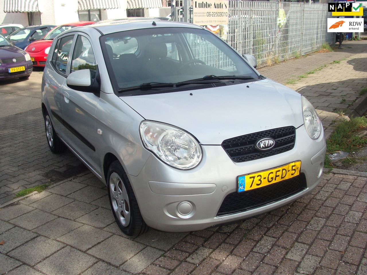 Kia Picanto - 1.0 X-tra st bekr 5drs airco elek pak nap apk - AutoWereld.nl