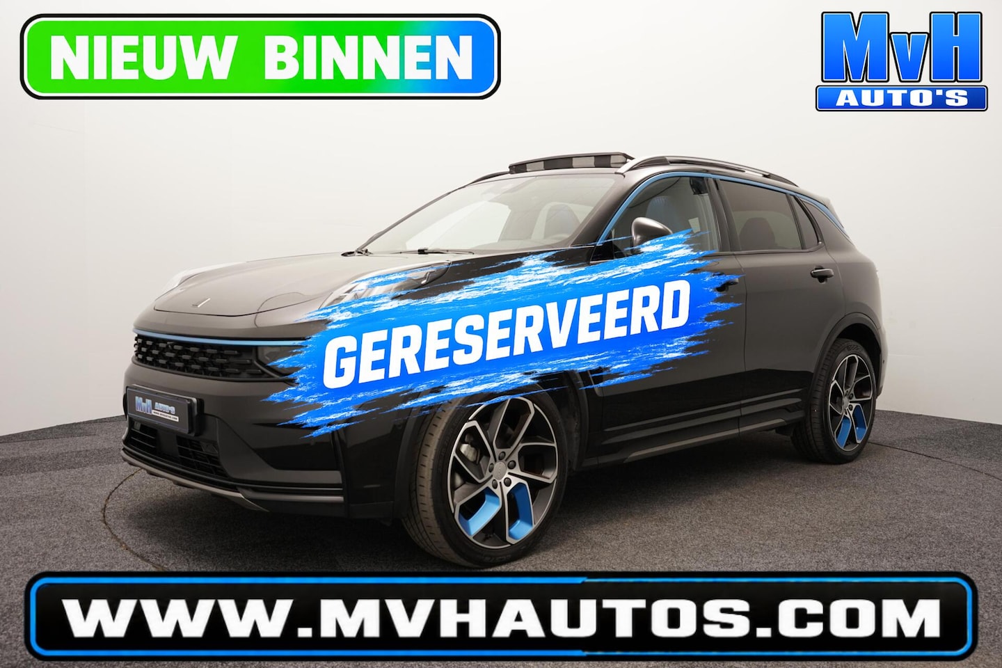 Lynk & Co 01 - 1.5 PHEV|ZWARTE.HEMEL|360ºCAM|PANO|262PK|SOH94% - AutoWereld.nl