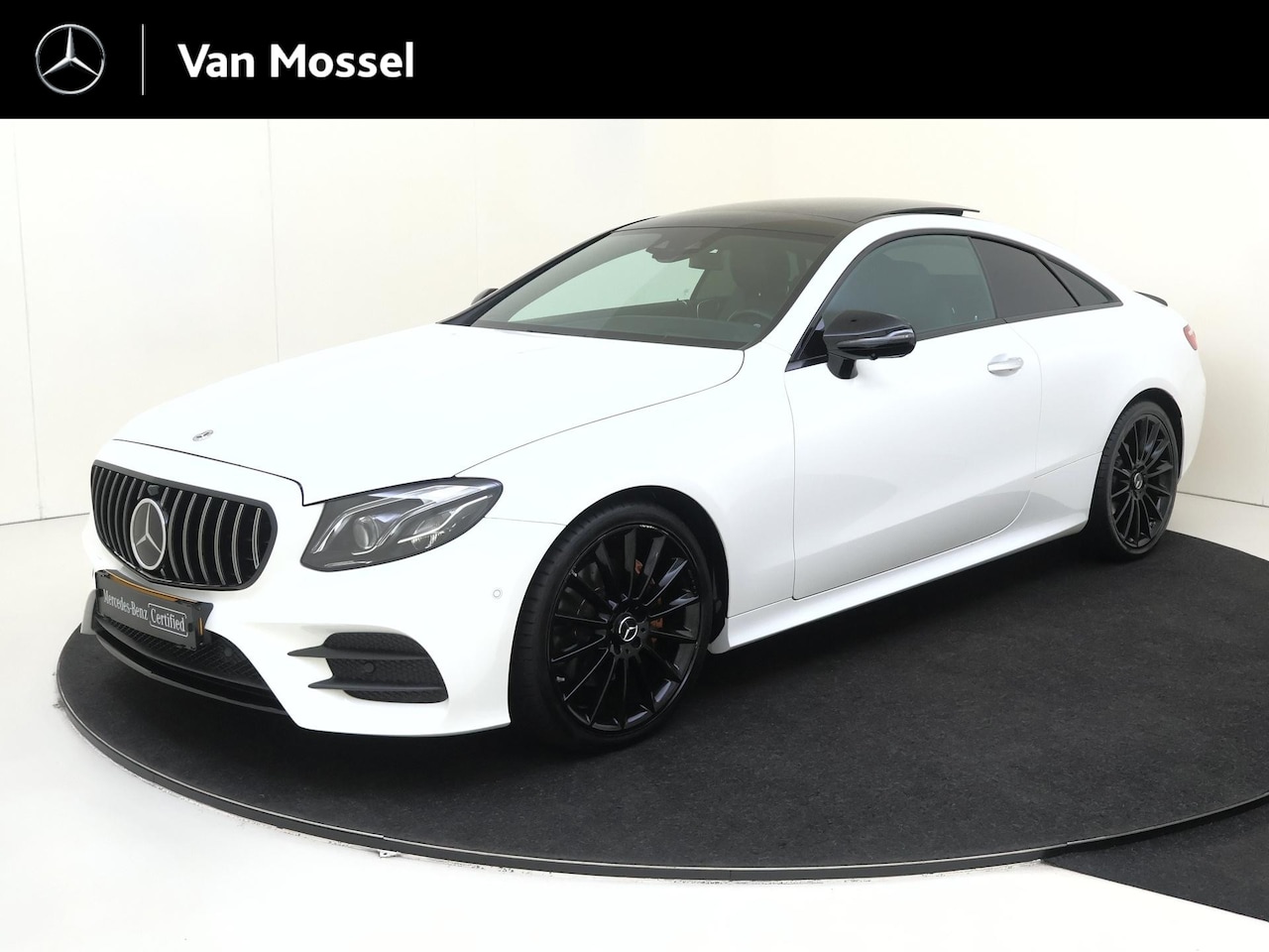 Mercedes-Benz E-klasse Coupé - 200 / Panoramadak/ Night/ 20 inch/ Burmester/ Memory/ Designo/ E53 Look/ Adap. onderstel - AutoWereld.nl