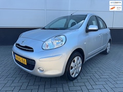 Nissan Micra - 1.2 Acenta 5drs clima - cruise control - isofix - bluetooth - all season - aux - goed onde