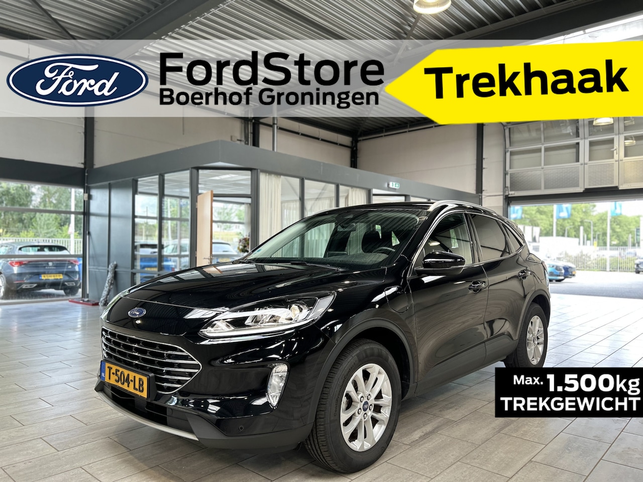 Ford Kuga - 2.5 PHEV 225 pk Titanium | Trekhaak | Winter Pack | Camera | Navi | Clima | Cruise | 100% - AutoWereld.nl