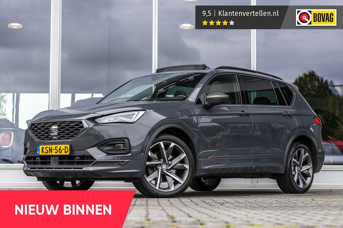 SEAT Tarraco - 1.4 TSI e-Hybrid PHEV FR | E-Trekhaak | Pano | Travel assist - AutoWereld.nl