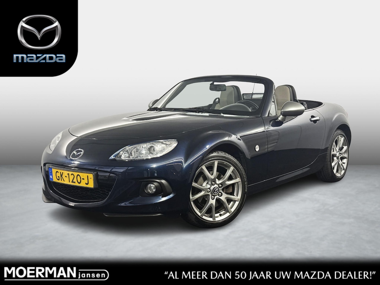 Mazda MX-5 Roadster Coupé - 1.8 Silver Edition / NL auto / Voll. historie / Navigatie / Leder / Cruise ctrl - AutoWereld.nl