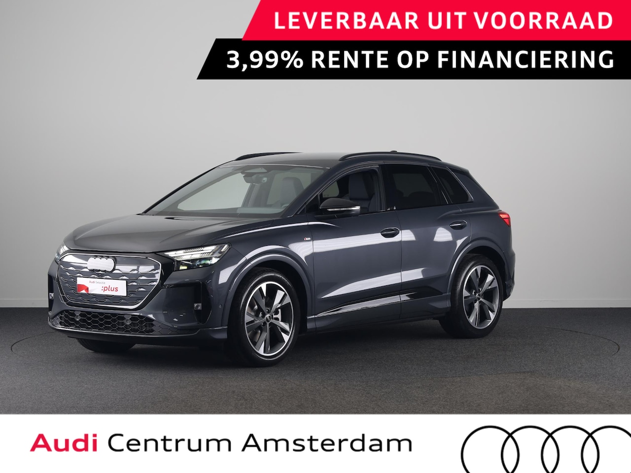Audi Q4 e-tron - S edition 82 kWh 286 pk | Techniekpakket plus | Winterpakket | Trekhaak | Optiekpakket zwa - AutoWereld.nl