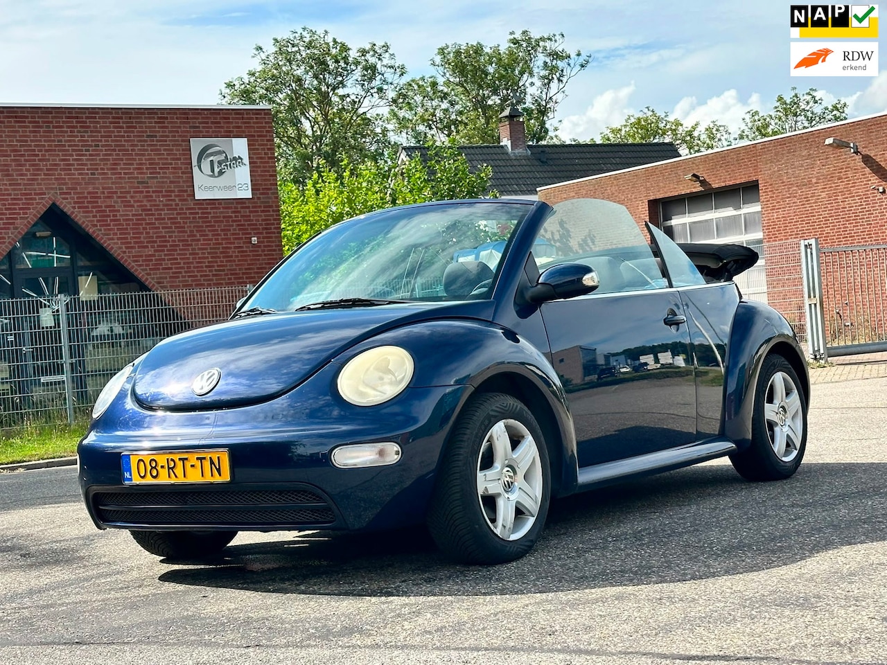Volkswagen New Beetle Cabriolet - 2.0 Turijn Comfort 1e Eigenaar*Cruise*NAP*LM velgen*28-05-2027 APK* - AutoWereld.nl