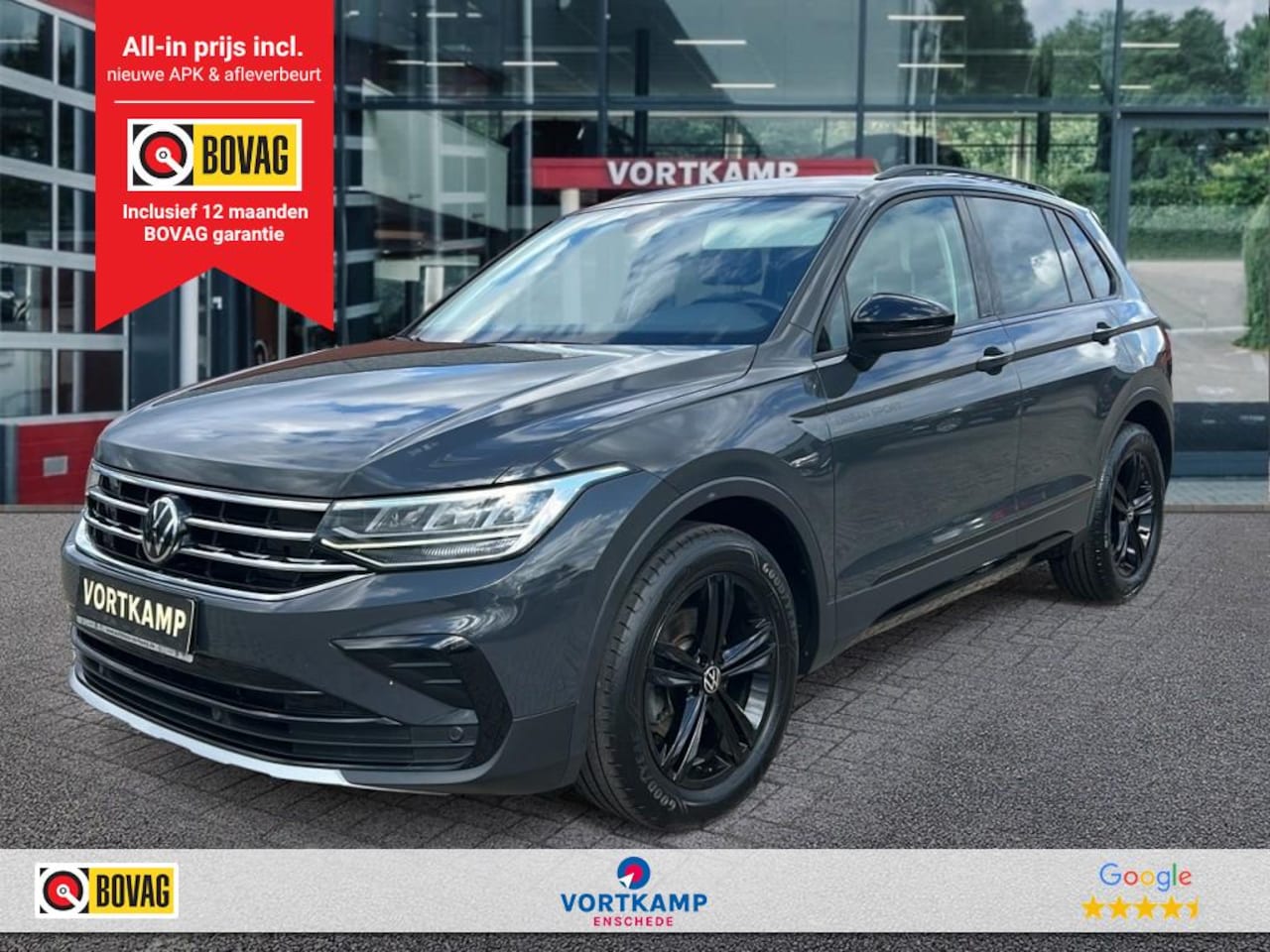Volkswagen Tiguan - 2.0 TDI DSG LIFE TREKHAAK/CAMERA/ELEK-KLEP/ACC/STOEL+STUURVERW - AutoWereld.nl