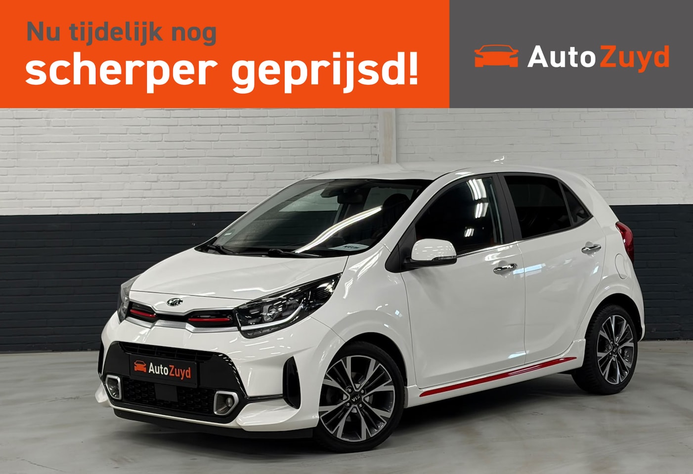 Kia Picanto - 1.0 DPi GT-Line 101pk / Leder / Navi / Clima / Camera / Keyless / Winterpakket - AutoWereld.nl