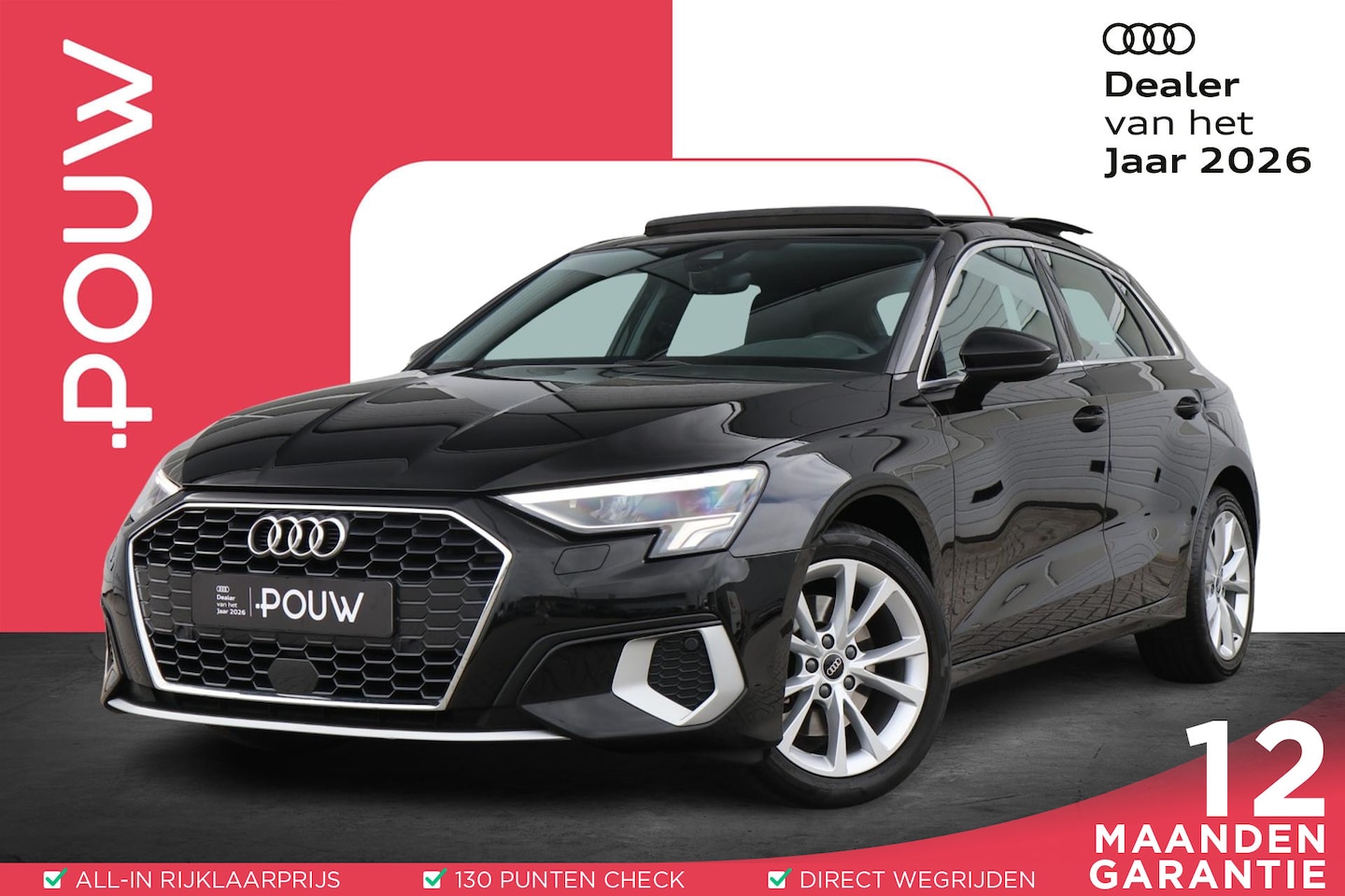 Audi A3 Sportback - 30 TFSI 110pk S-tronic Business edition | Panoramadak | Apple Carplay/Android Auto | Cruis - AutoWereld.nl