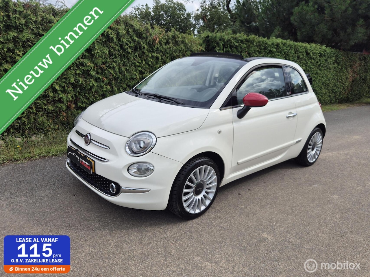Fiat 500 - C1.2 Lounge Climate-control M2016 Navi - AutoWereld.nl