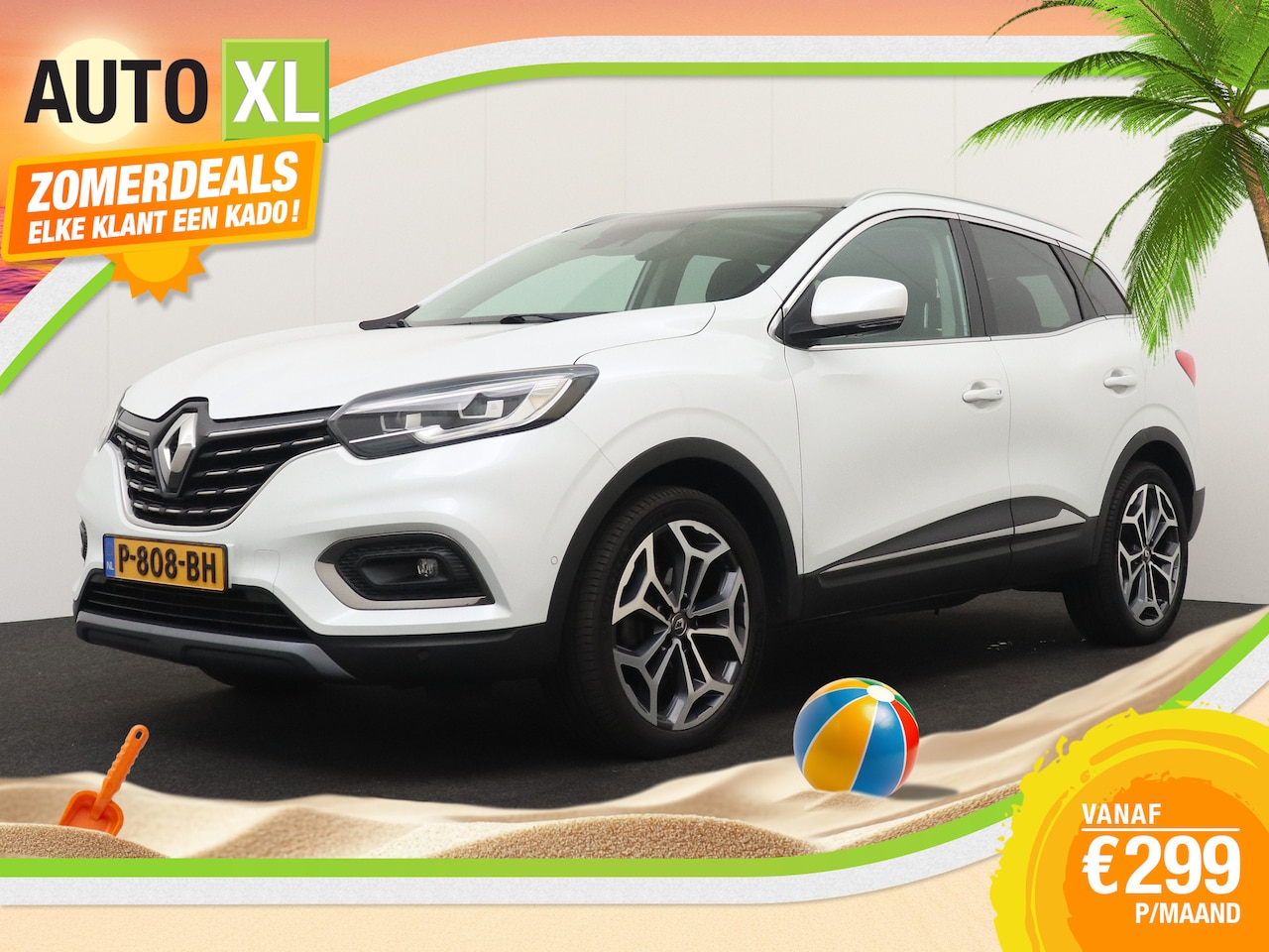 Renault Kadjar - 1.3 160 PK Aut. TCe Intens Black Style Trekhaak Pano-dak Carplay - AutoWereld.nl