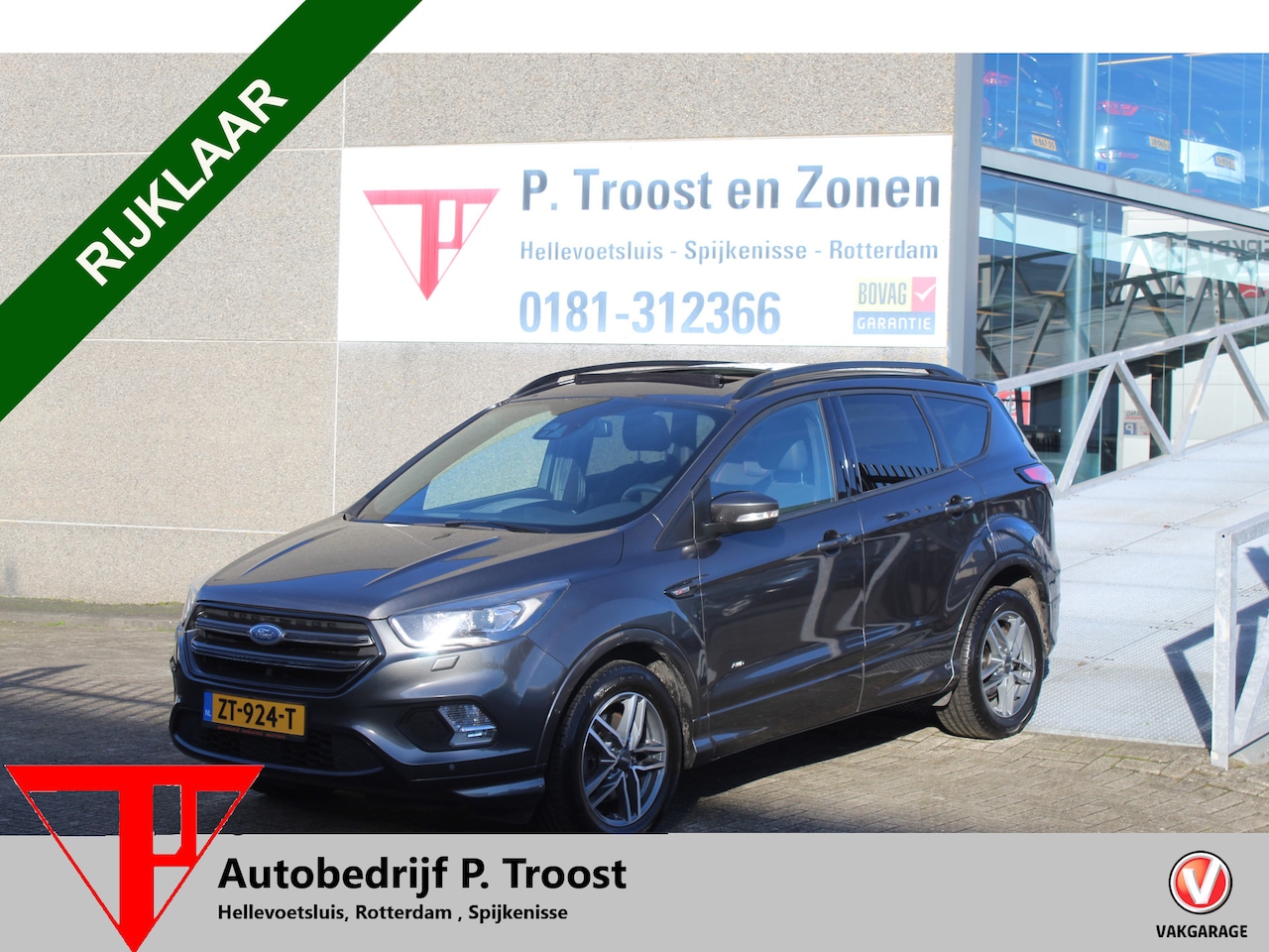 Ford Kuga - 1.5 EcoBoost AWD ST-Line Trekhaak/Panoramadak/Navigatie/Achteruitrijcamera/Stoelverwarming - AutoWereld.nl
