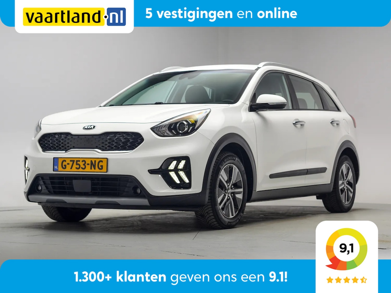 Kia Niro - 1.6 GDi Hybrid DynamicLine [ Navi Camera Apple/Android Clima ] - AutoWereld.nl