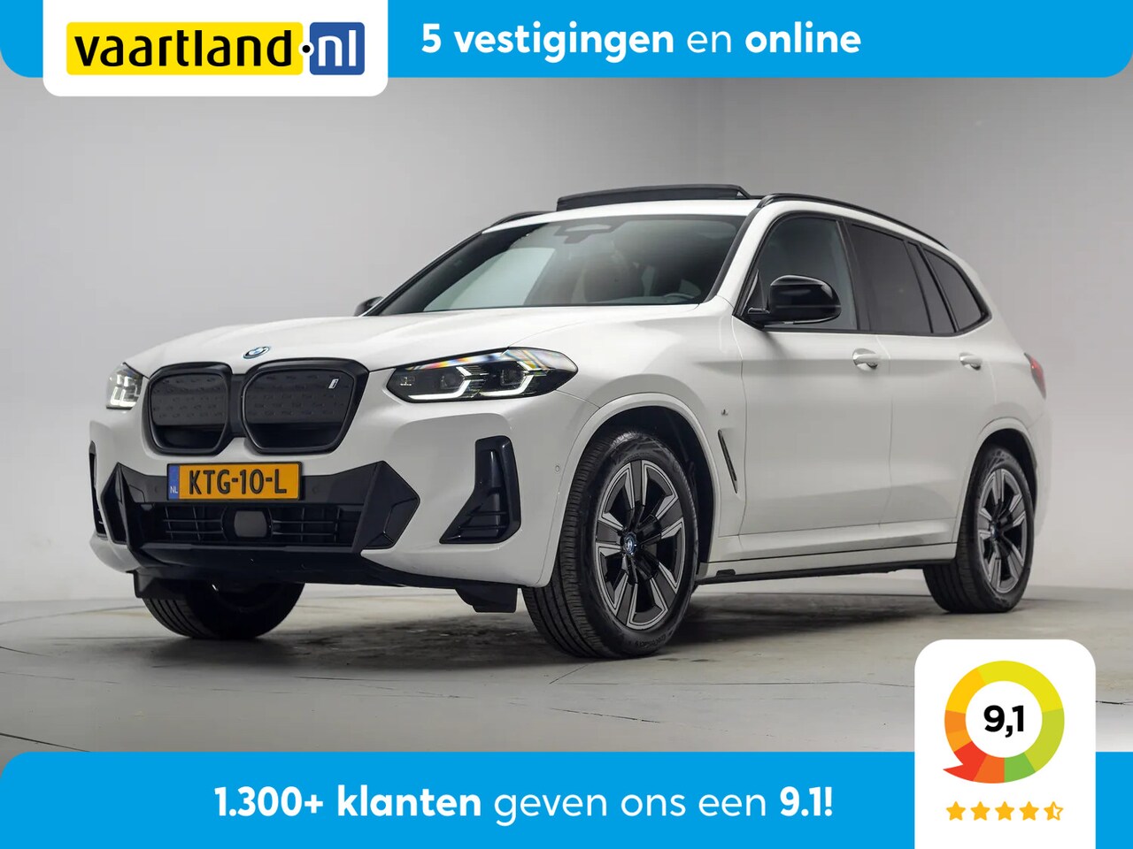 BMW iX3 - 80 kWh M Sport Shadow [ Panorama Leder ACC ] - AutoWereld.nl