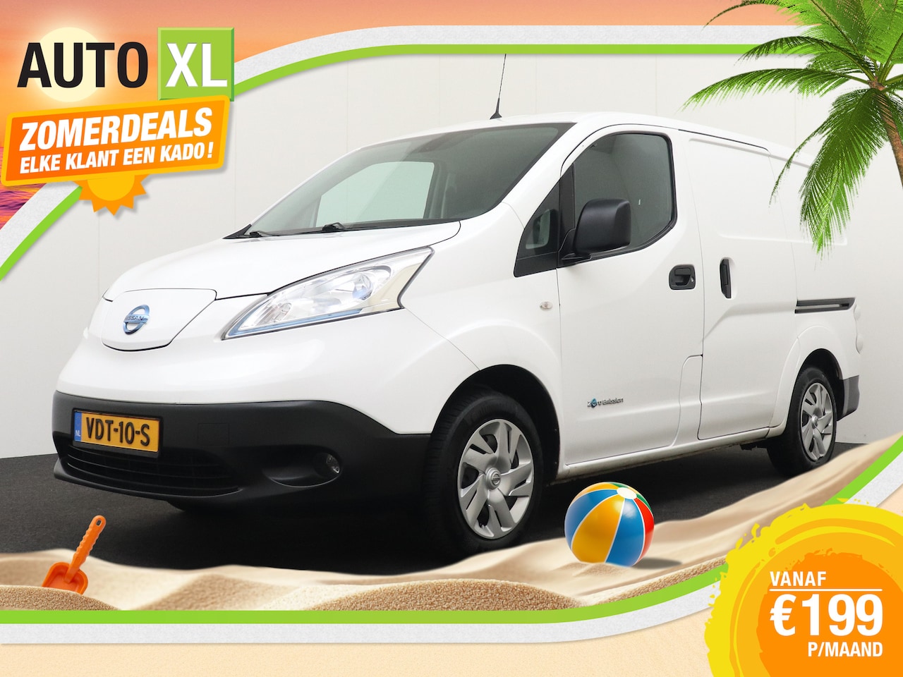 Nissan e-NV200 - Business 40 kWh Camera Climate Navi Keyless DAB - AutoWereld.nl