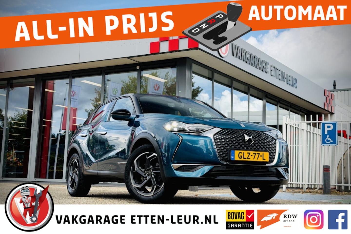 DS 3 Crossback - 1.2 PT La Premiere/ adaptive cruise/leder/trekhaak - AutoWereld.nl