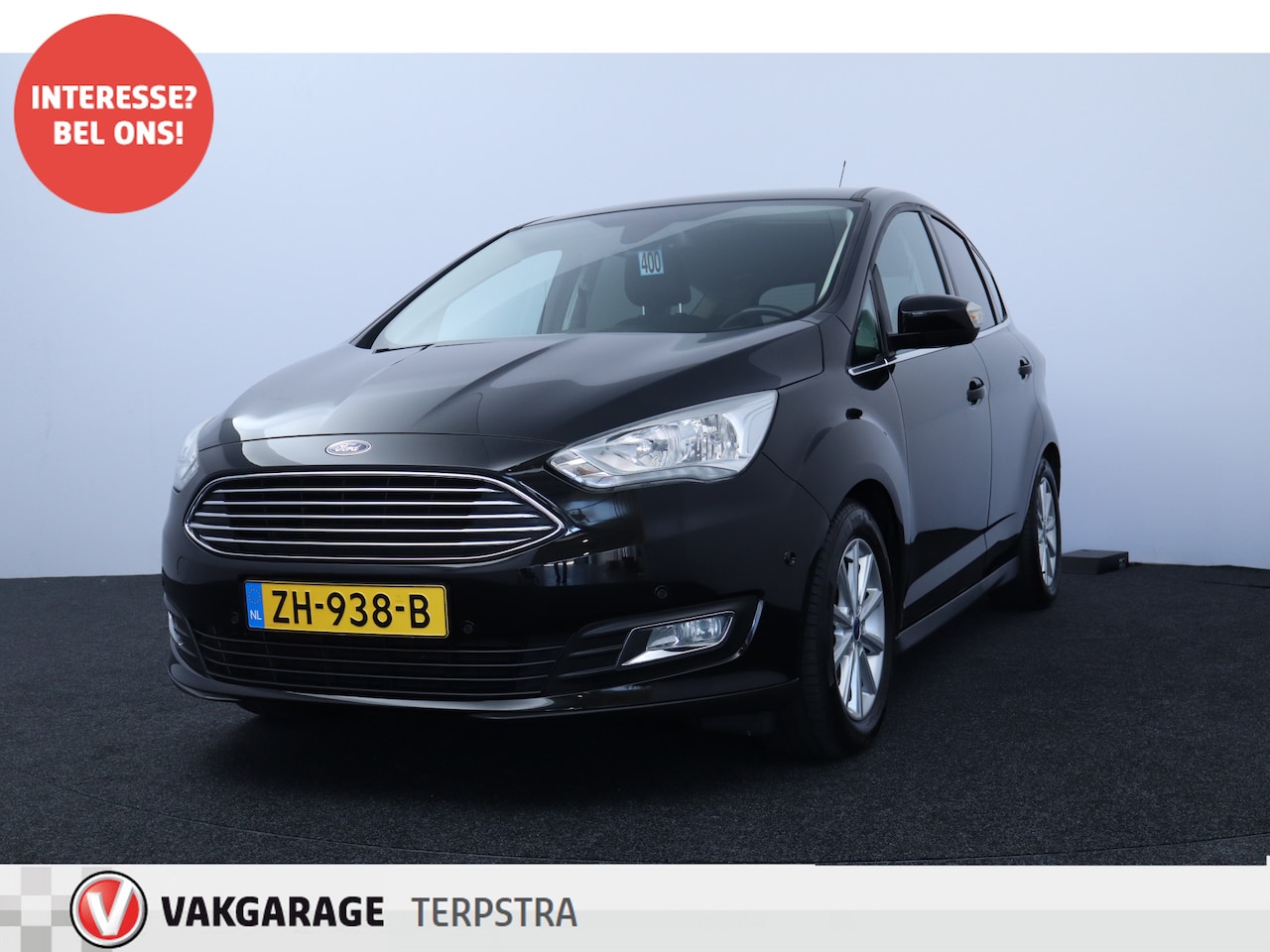 Ford C-Max - 1.5 Titanium /D-Riem Verv. 77.000KM! /AUTOMAAT! /Voorruitverw. /Trekhaak! /Stoel + Stuurve - AutoWereld.nl