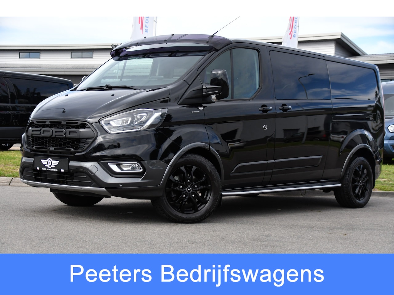 Ford Transit Custom - 320 2.0 TDCI L2H1 Active DC Black Edition Adaptieve Cruise, Camera, Carplay, 170pk, Automa - AutoWereld.nl