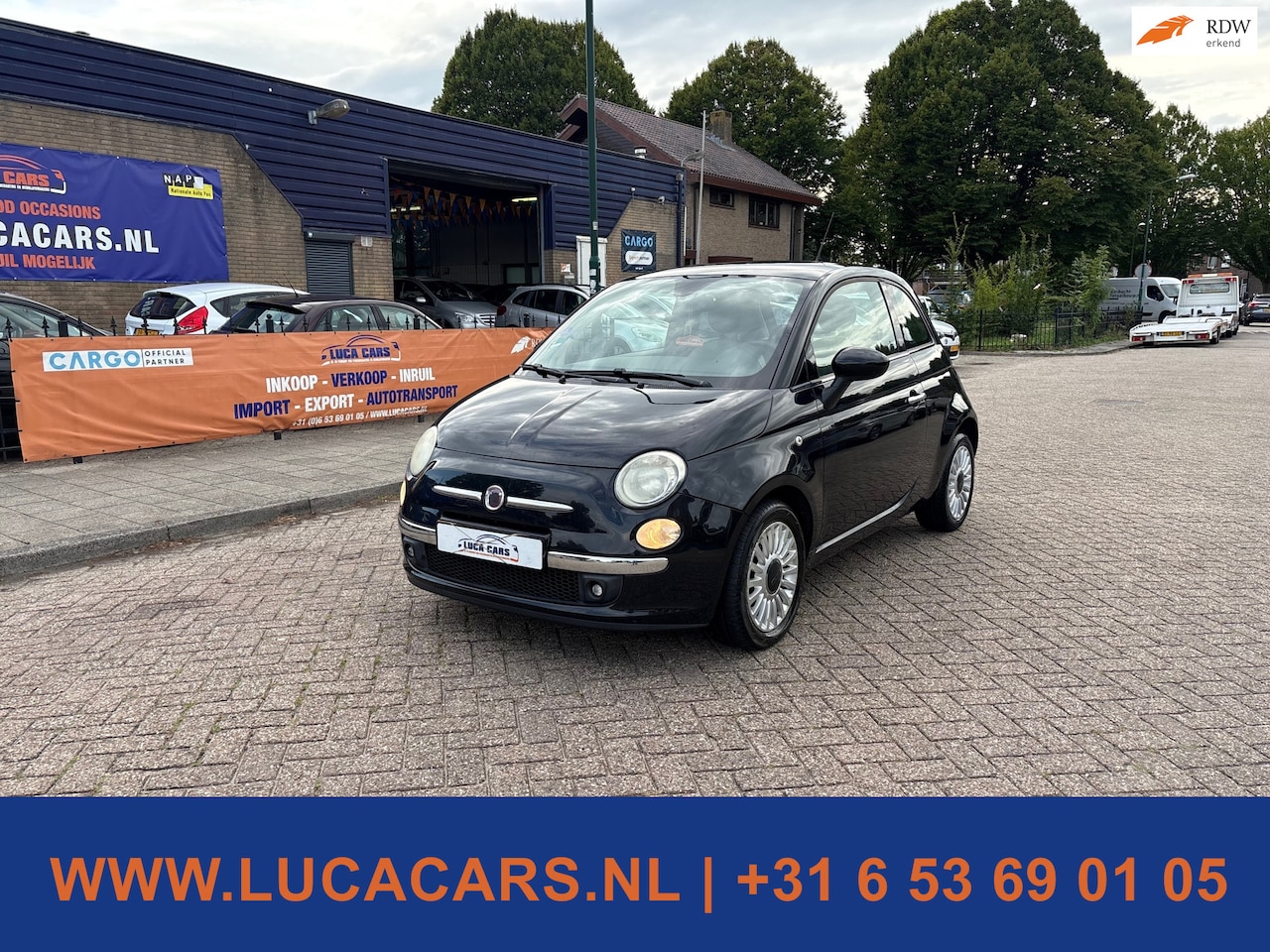 Fiat 500 - 1.2 Lounge 2X SLEUTEL + BOEKJES! - AutoWereld.nl
