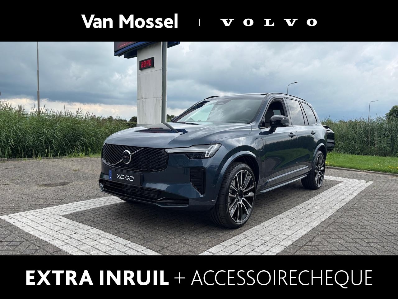 Volvo XC90 - T8 Ultra Dark Luchtvering | Stoelmassage | 22 Inch | Bowers & Wilkins | 360 Camera | Direc - AutoWereld.nl