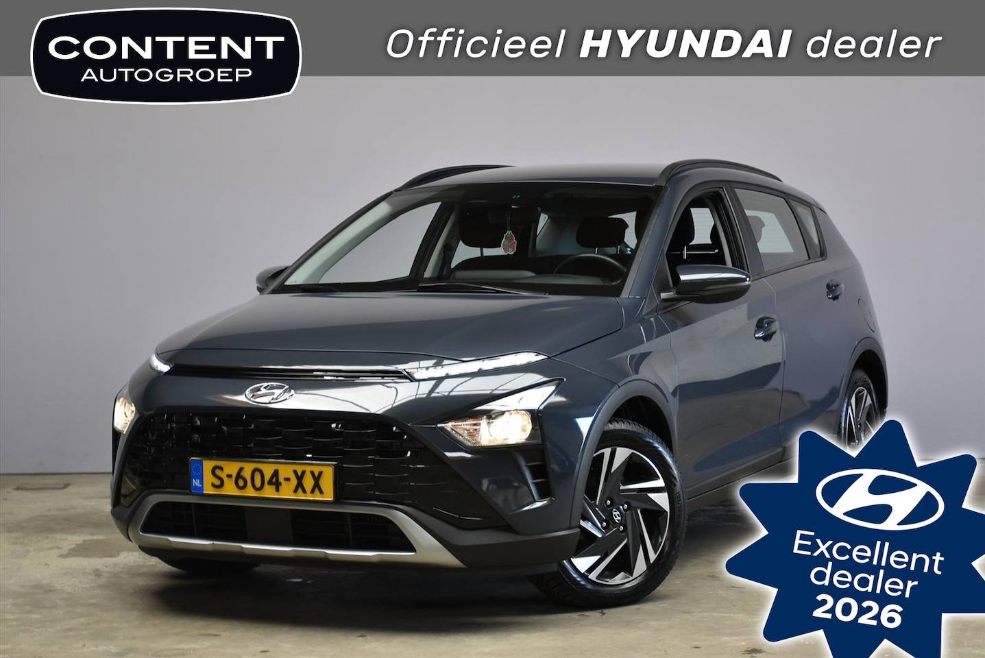 Hyundai Bayon - 1.0 T-GDI 48V 100PK DCT7 Premium Automaat Stuurverwarming Stoelverwarming All Season - AutoWereld.nl
