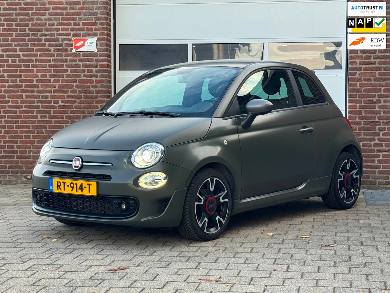 Fiat 500 - 0.9 TwinAir Turbo Sport|Mat-Groen|Beats|NAP| - AutoWereld.nl