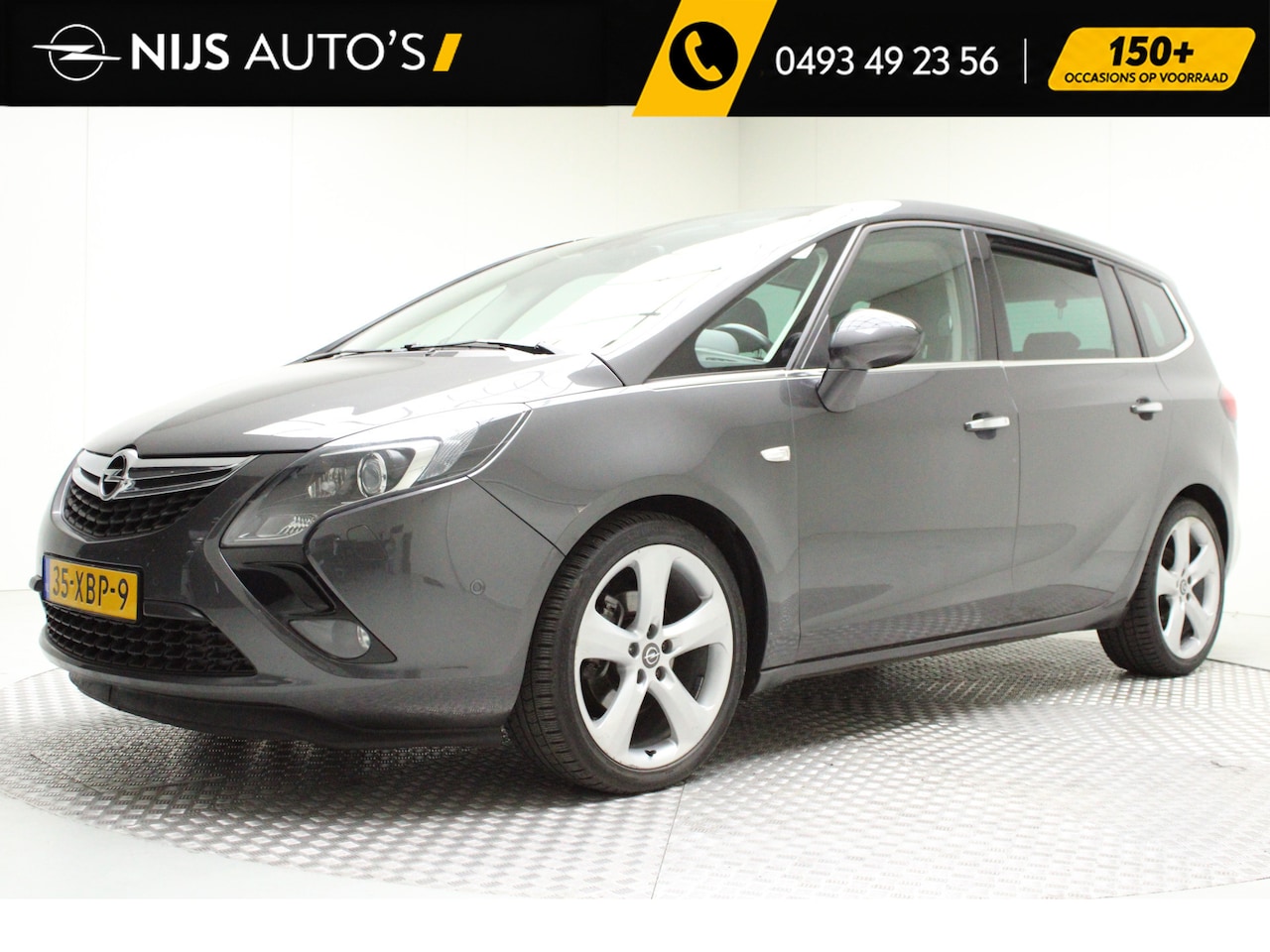 Opel Zafira Tourer - 1.4 Cosmo | automaat | dealer onderhouden | climate control | leder | afn. trekhaak | navi - AutoWereld.nl