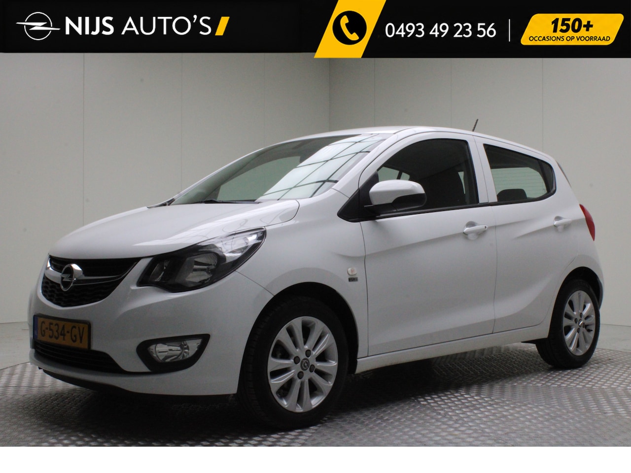 Opel Karl - 1.0 ecoFLEX 120 Jaar Edition \ airco | pdc achter | cruise control | bluetooth telefoon - AutoWereld.nl