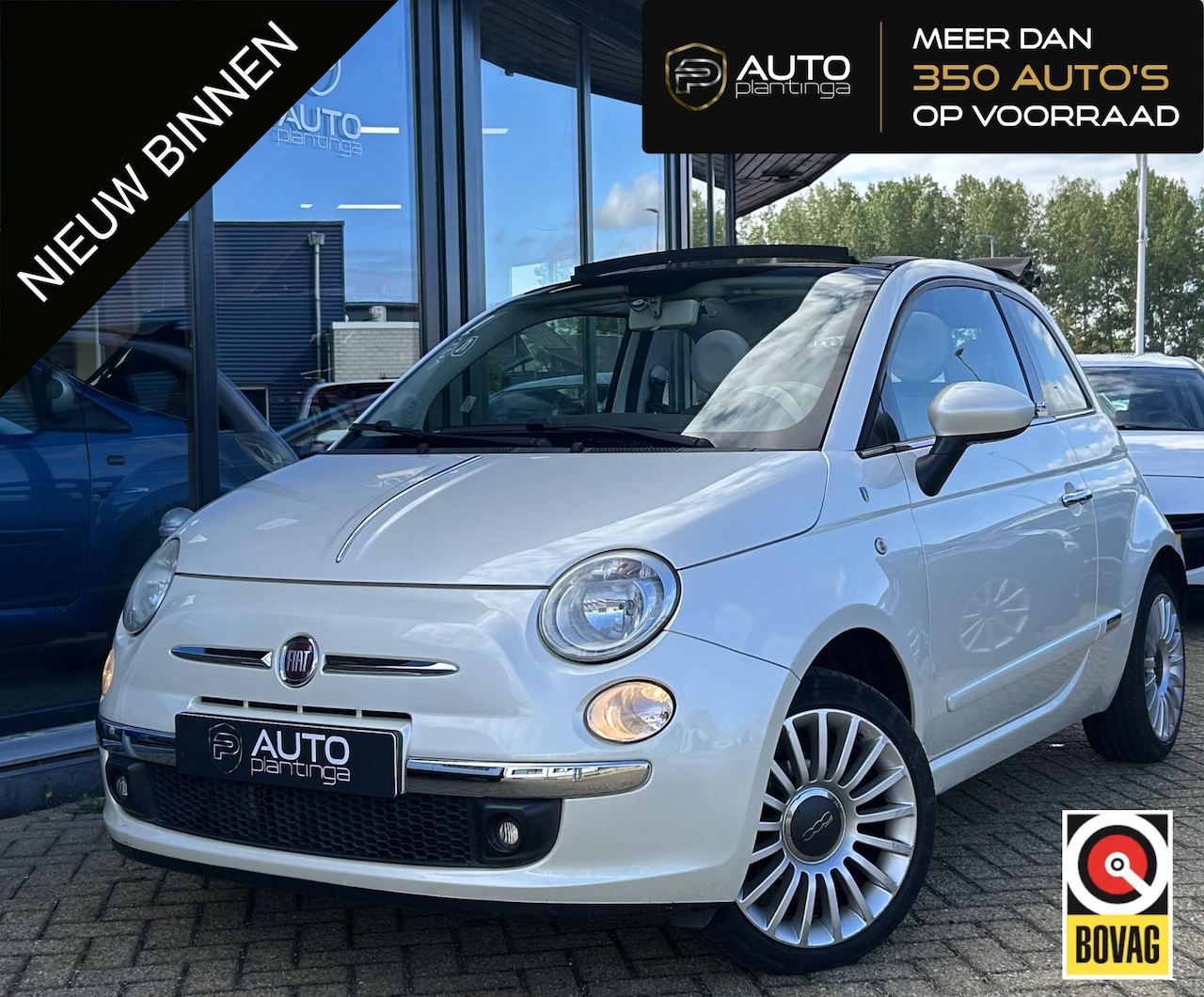 Fiat 500 C - 1.2 Lounge | AUTOMAAT | Cabrio | Nette Staat | NL AUTO | NAP | Onderhoudshistorie | D Riem - AutoWereld.nl